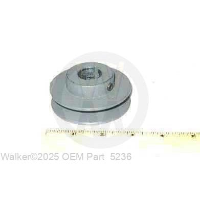 Walker Part # 5236 : TRANSMISSION DRIVE PULLEY (3')