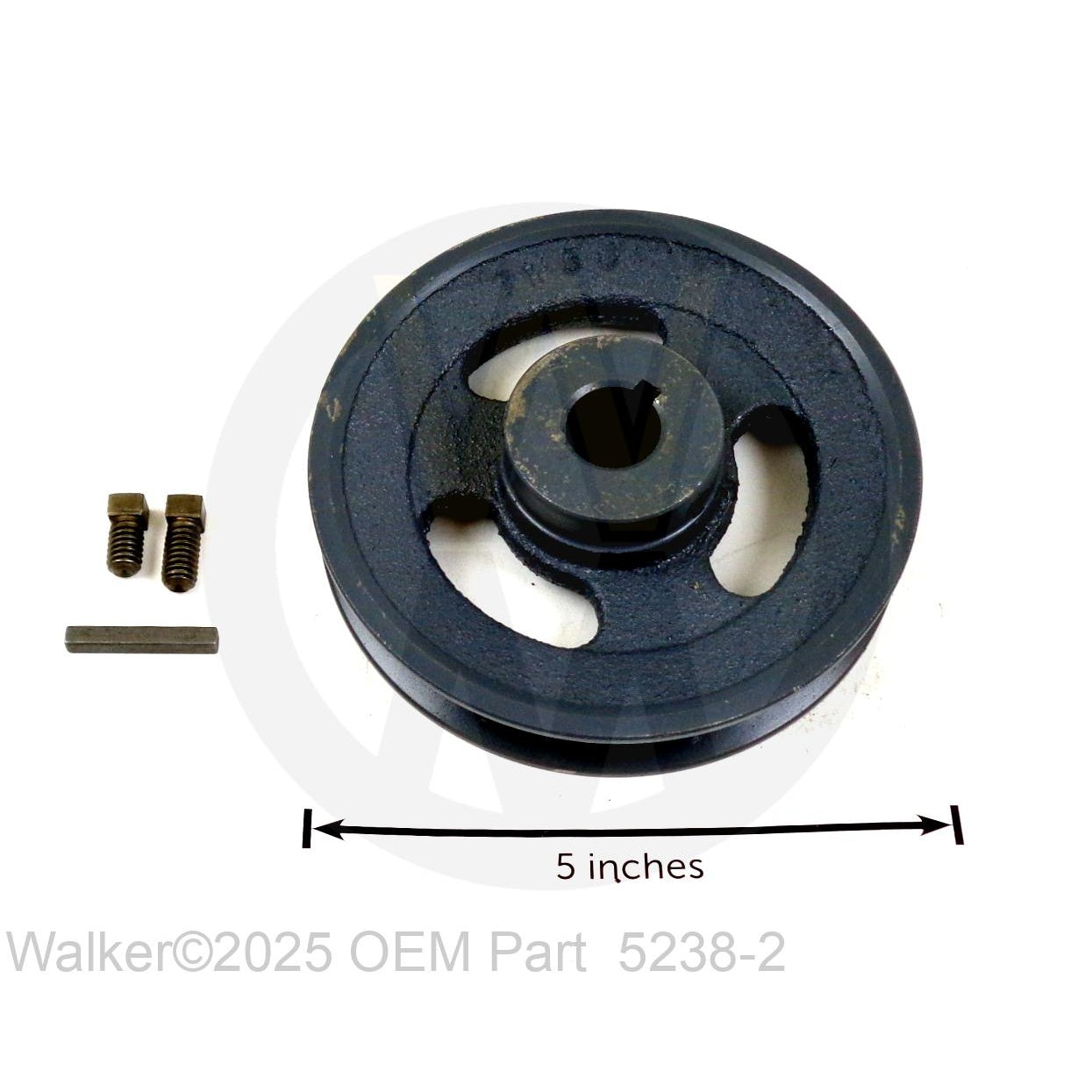 Walker Part # 5238-2 : PTO DRIVE PULLEY (5/B)
