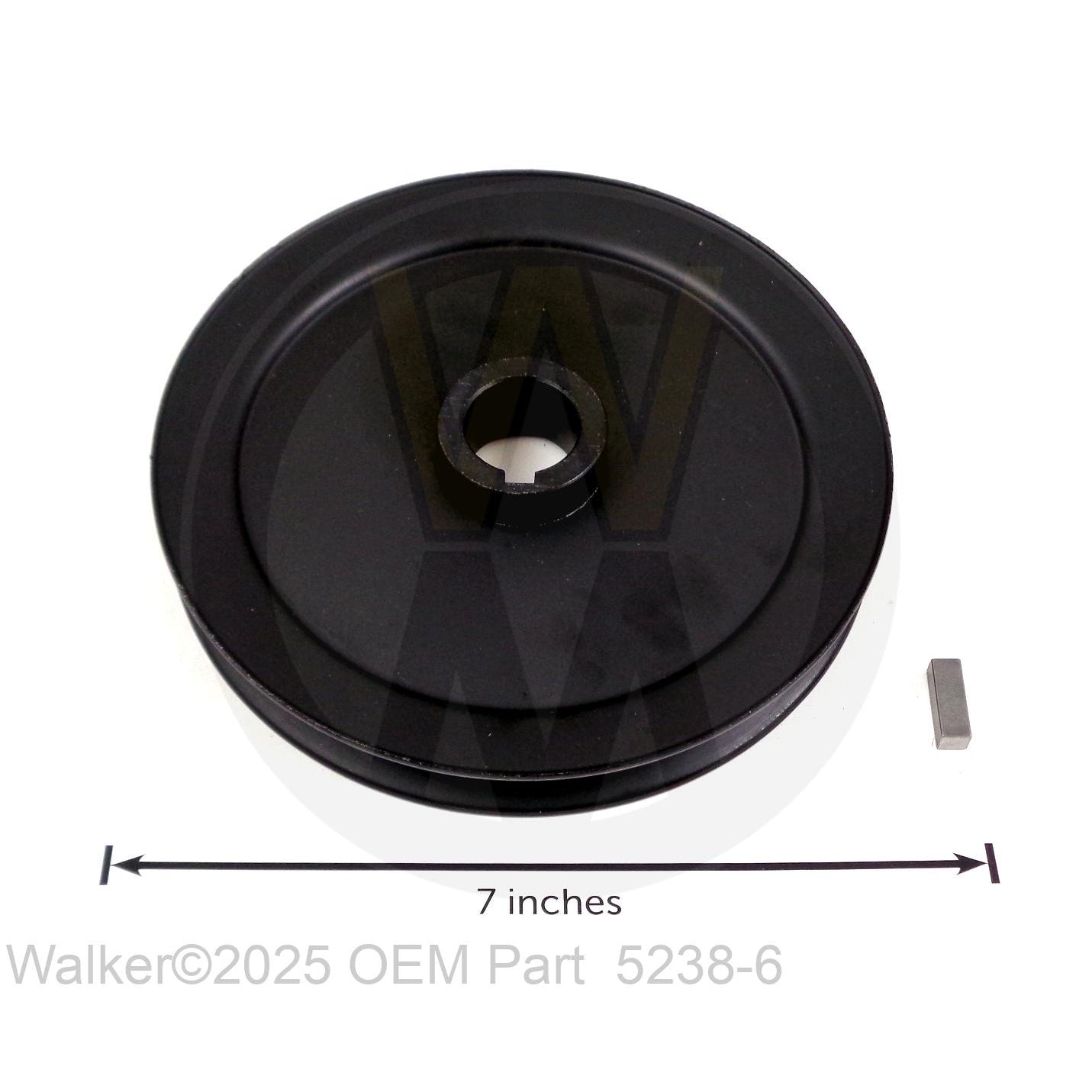 Walker Part # 5238-6 : PTO Drive Pulley