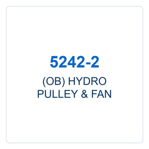 Walker Part # 5242-2 : (OB) HYDRO PULLEY & FAN