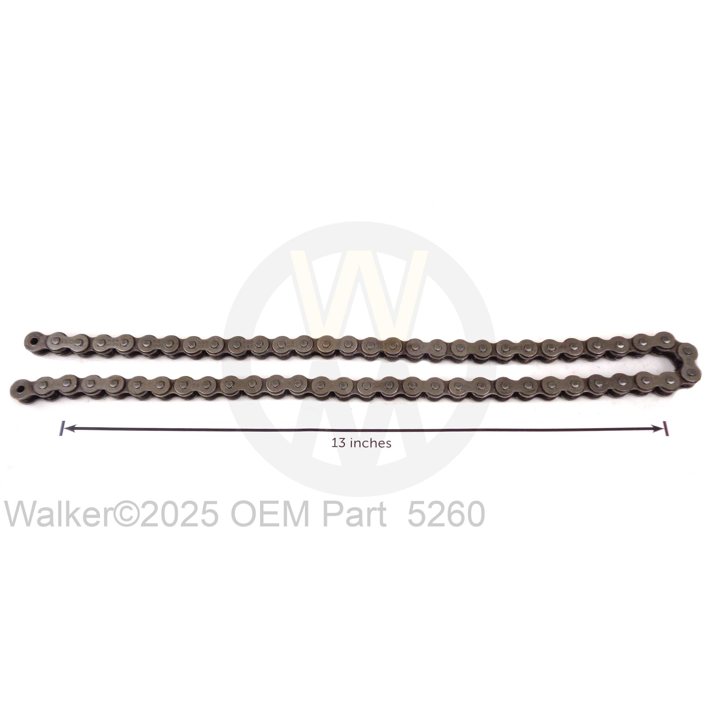 Walker Part # 5260 : FINAL DRIVE CHAIN (420x60)