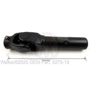 Walker Part # 5275-15 : U-JOINT TUBE ASSY/9.5' OAL/SPLINE