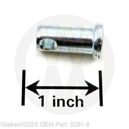 Walker Part # 5281-8 : Clevis Pin (3/8x3/4)