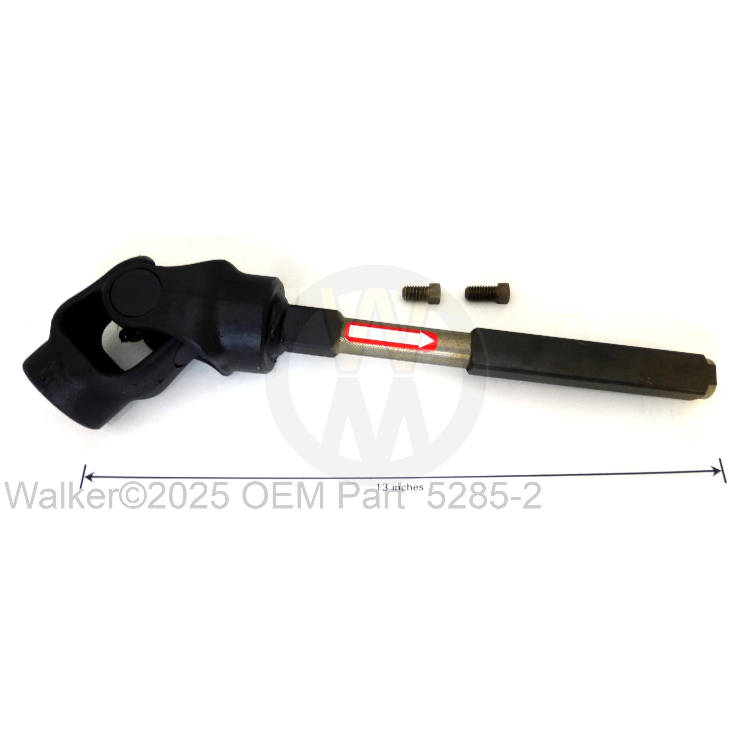 Walker Part # 5285-2 : (NR) U-Joint Shaft/90 Deg./Sqr