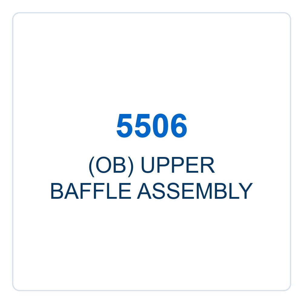 Walker Part # 5506 : (OB) UPPER BAFFLE ASSEMBLY