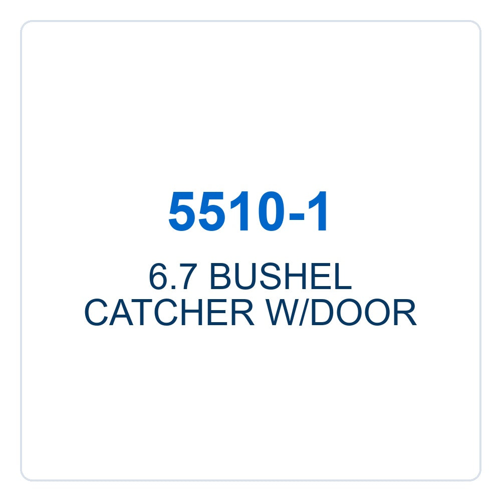 Walker Part # 5510-1 : 6.7 BUSHEL CATCHER W/DOOR