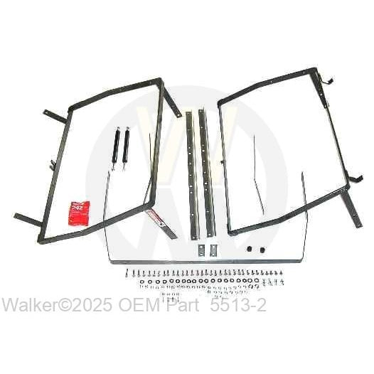 Walker Part # 5513-2 : FRAME RETRO KIT, CATCHER W/DOOR