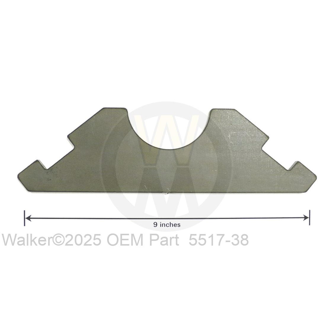 Walker Part # 5517-38 : *GUSSET MS CHASSIS*