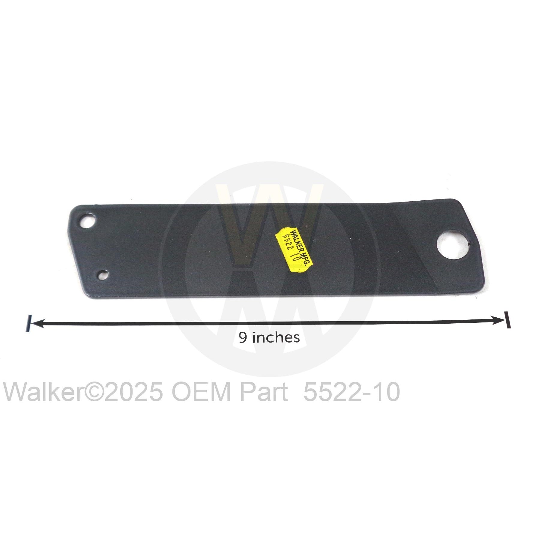 Walker Part # 5522-10 : (NR) Hinge Backup Plate/LH/PD