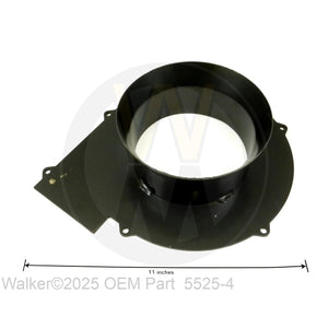 Walker Part # 5525-4 : (NR) FACEPLATE & INTAKE/9'  (5-1/4)