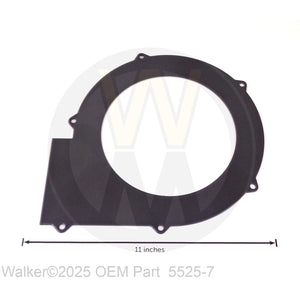 Walker Part # 5525-7 : FACEPLATE/9' BLOWER (6-1/2)