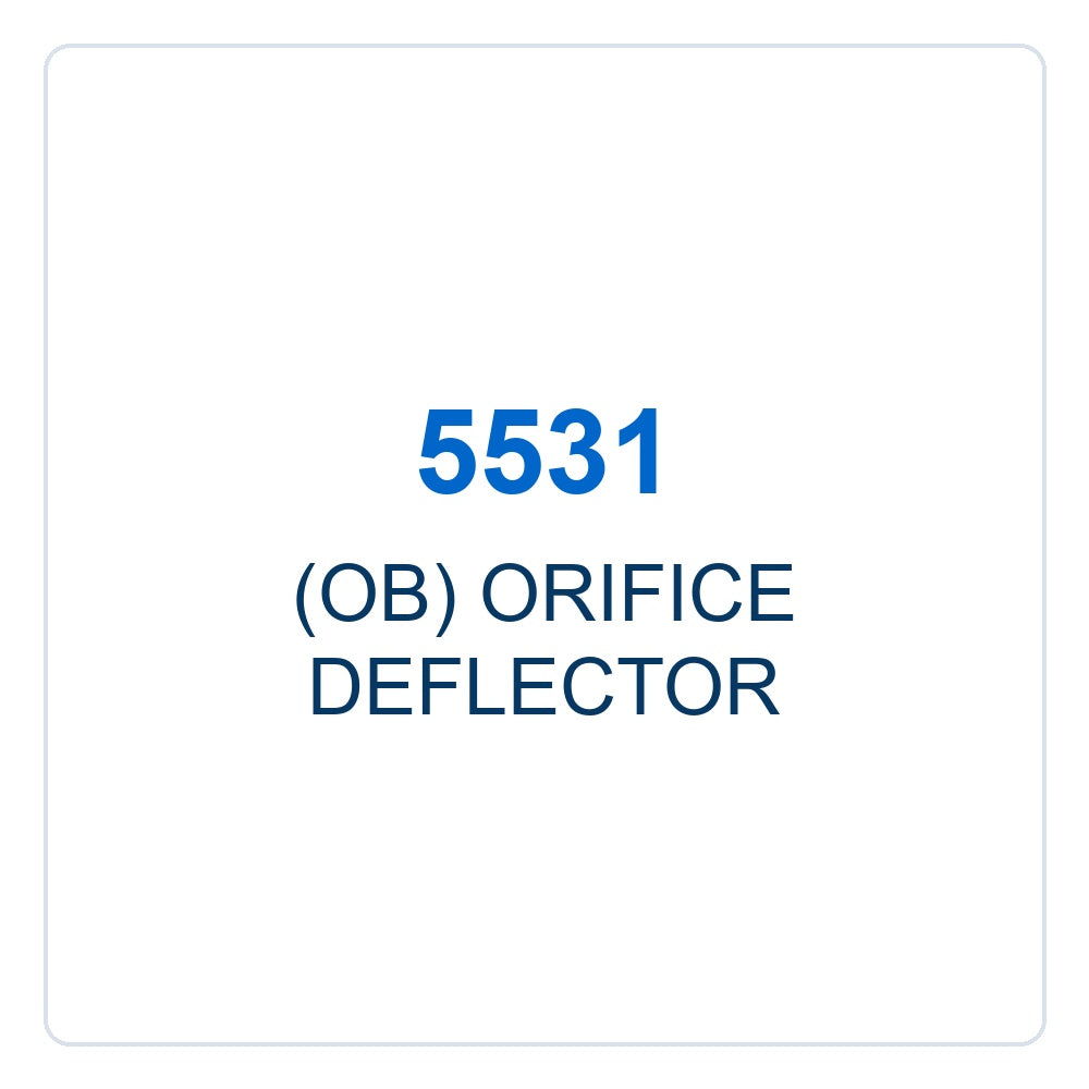 Walker Part # 5531 : (OB) ORIFICE DEFLECTOR