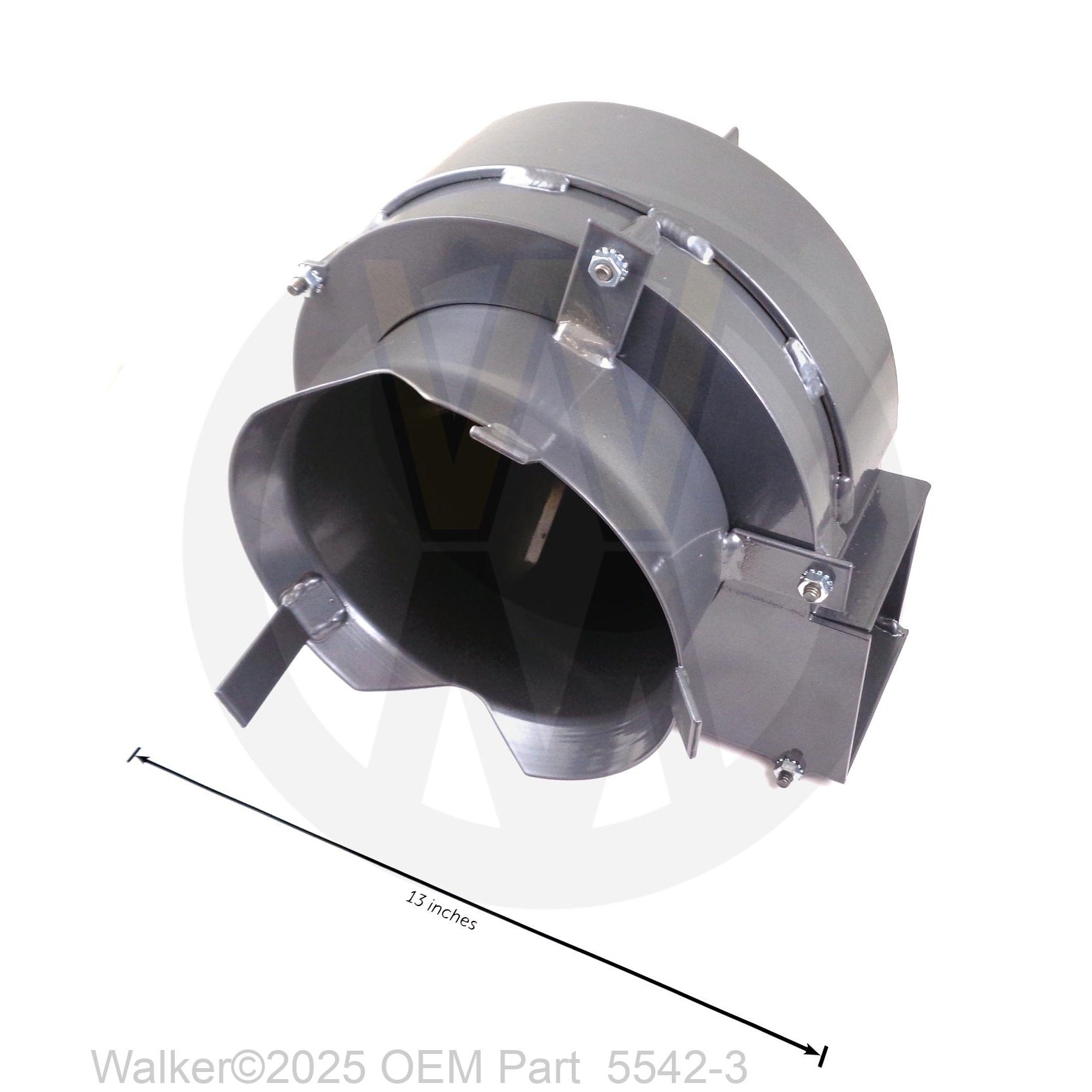 Walker Part # 5542-3 : COMPLETE BLOWER ASSY/9'/6-1/2 INTAKE