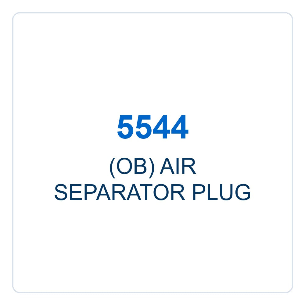 Walker Part # 5544 : (OB) AIR SEPARATOR PLUG