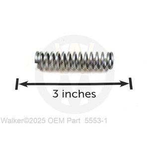 Walker Part # 5553-1 : COMPRESSION SPRING (1/2x2)