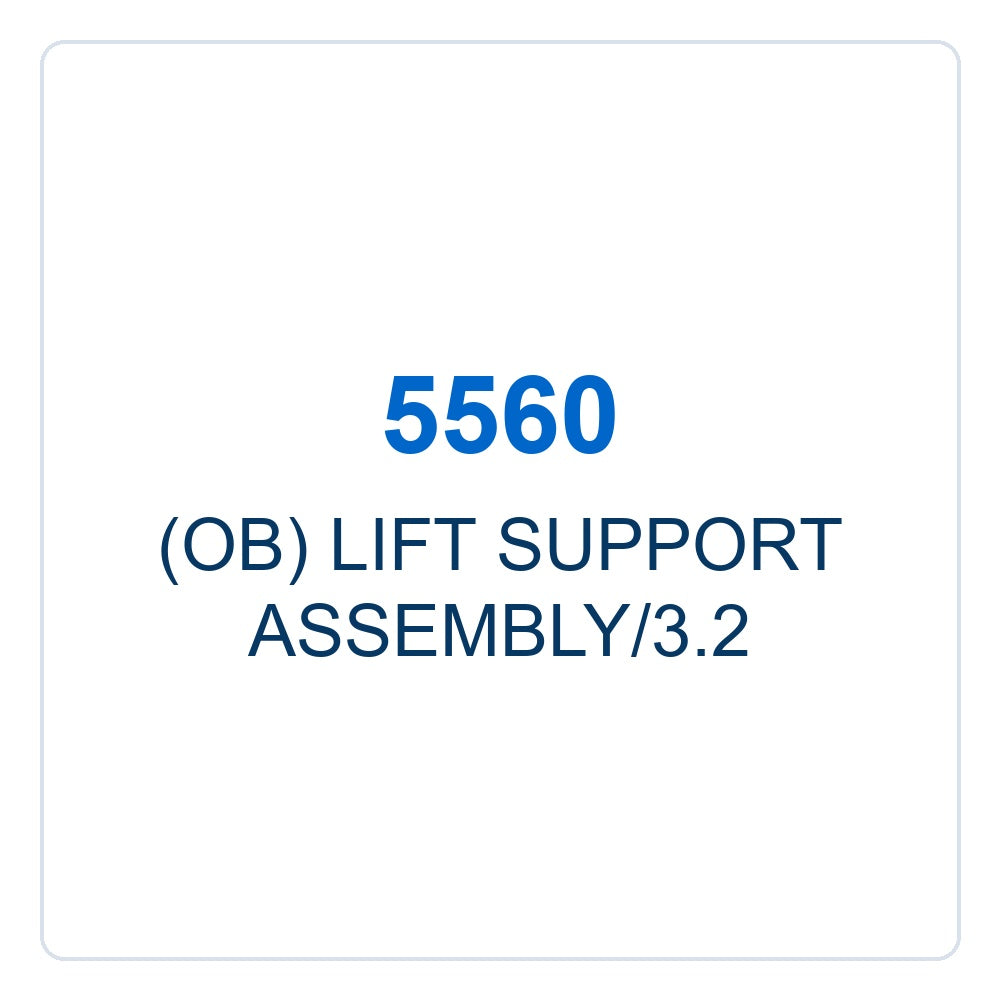 Walker Part # 5560 : (OB) LIFT SUPPORT ASSEMBLY/3.2