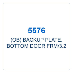 Walker Part # 5576 : (OB) BACKUP PLATE, BOTTOM DOOR FRM/3.2