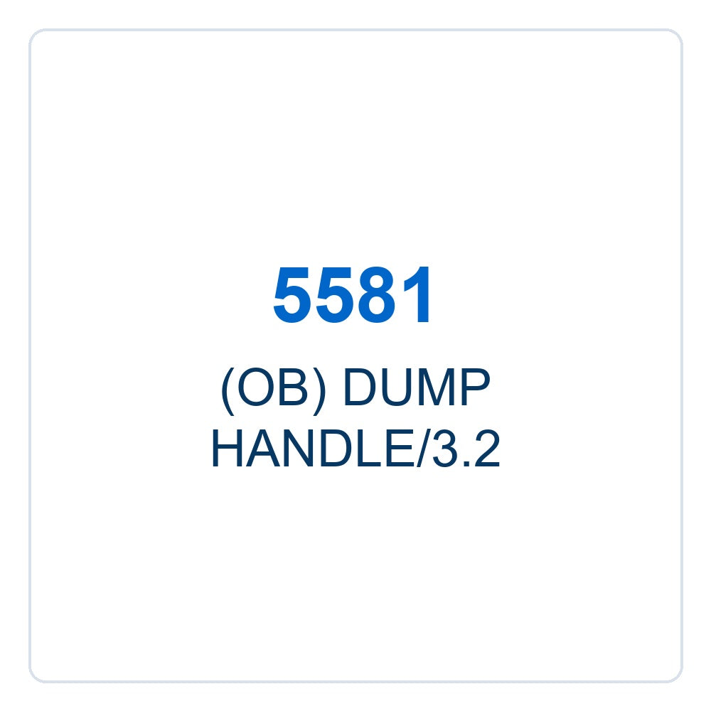 Walker Part # 5581 : (OB) DUMP HANDLE/3.2