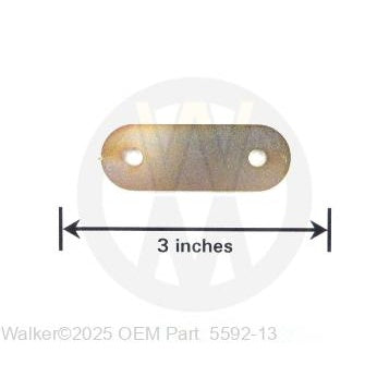 Walker Part # 5592-13 : (NR) Backing Plate/GP Switch