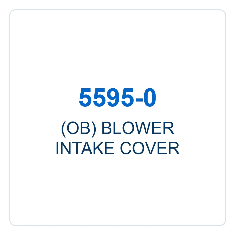 Walker Part # 5595-0 : (OB) BLOWER INTAKE COVER