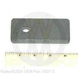 Walker Part # 5637-3 : CENTER SUPPORT