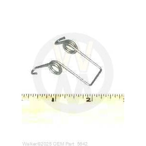 Walker Part # 5642 : TORSION SPRING/DEFLECTOR HANDLE