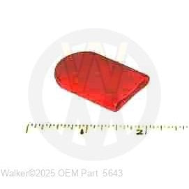 Walker Part # 5643 : PLASTIC TIP, HANDLE