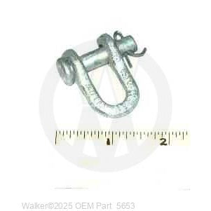Walker Part # 5653 : CHAIN SHACKLE (5/16)