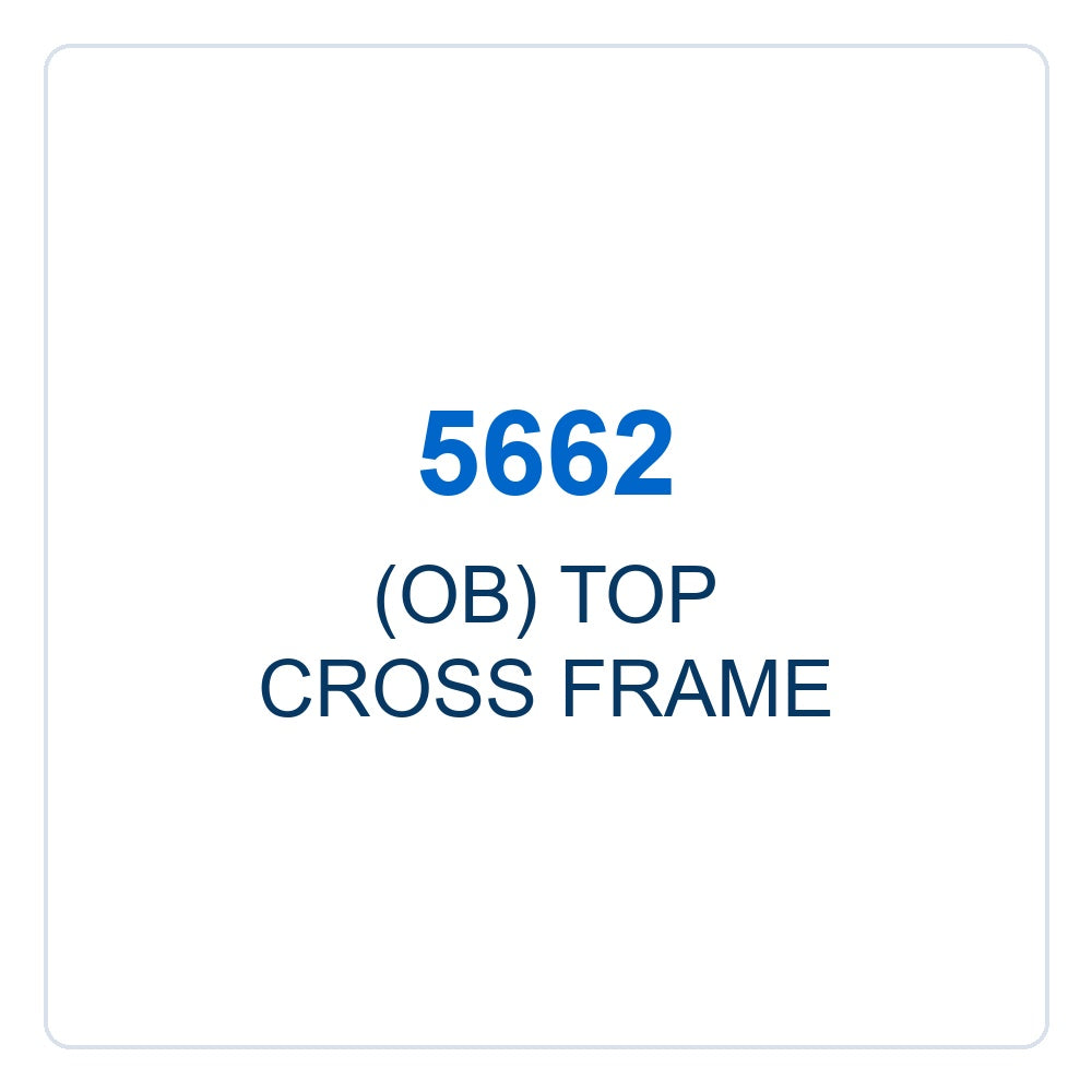 Walker Part # 5662 : (OB) TOP CROSS FRAME