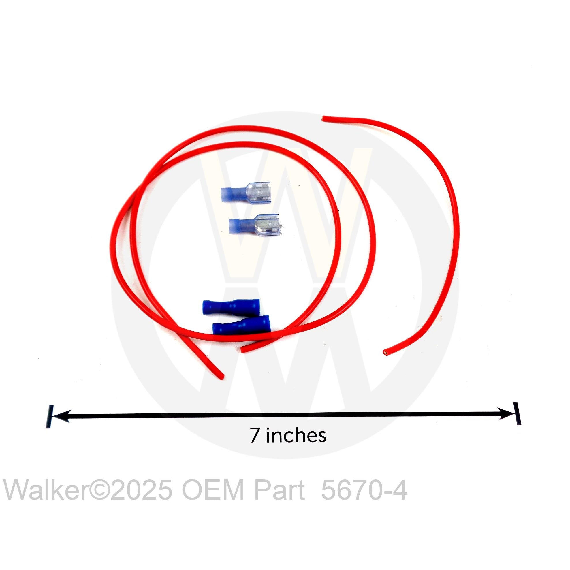 Walker Part # 5670-4 : WIRE ASSEMBLY/LIGHTS