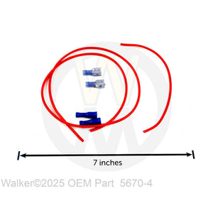 Walker Part # 5670-4 : WIRE ASSEMBLY/LIGHTS