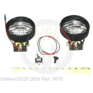 Walker Part # 5670 : LIGHT KIT/CAB (INCANDESCENT)