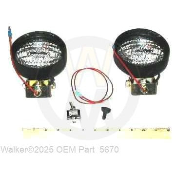 Walker Part # 5670 : LIGHT KIT/CAB (INCANDESCENT)