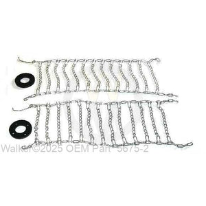 Walker Part # 5675-2 : TIRE CHAINS W/SPACERS (18x8.50-8)