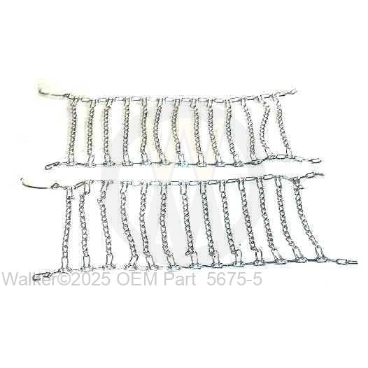 Walker Part # 5675-5 : TIRE CHAINS (18 X 9.50-8)