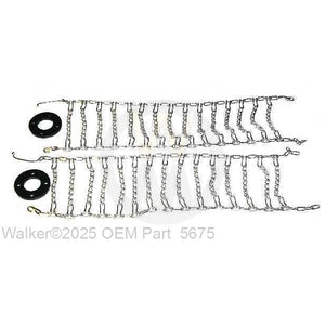 Walker Part # 5675 : TIRE CHAINS W/SPACERS (18x6.50-8)