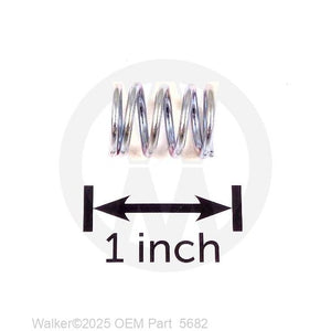 Walker Part # 5682 : COMPRESSION SPRING (9/16x3/4)