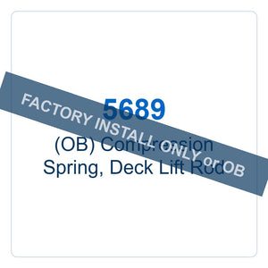 Walker Part # 5689 : (OB) Compression Spring, Deck Lift Rod