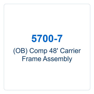 Walker Part # 5700-7 : (OB) Comp 48' Carrier Frame Assembly