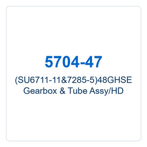 Walker Part # 5704-47 : (SU6711-11&7285-5)48GHSE Gearbox & Tube Assy/HD