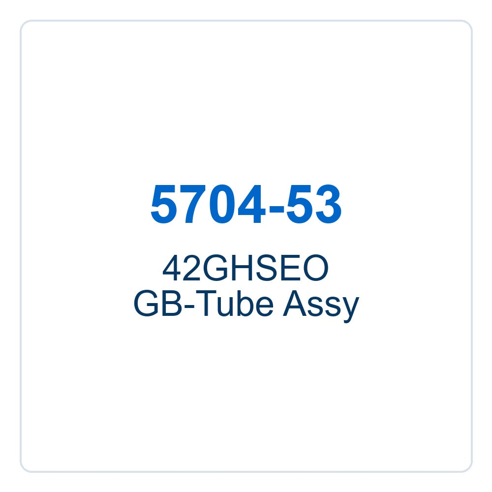 Walker Part # 5704-53 : 42GHSEO GB-Tube Assy