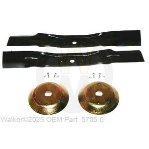 Walker Part # 5705-6 : (NR) 36GHS Blade Set W/Hubs
