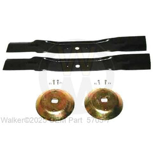 Walker Part # 5705-7 : 42SD BLADE SET W/HUBS