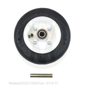 Walker Part # 5715-17 : (SU5715-24) Caster Wheel/Pnue 8x3.00-4 With Axle Spacer Tube