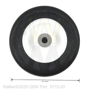 Walker Part # 5715-20 : Caster Wheel/MR Hollowmatic 8x3.00-4