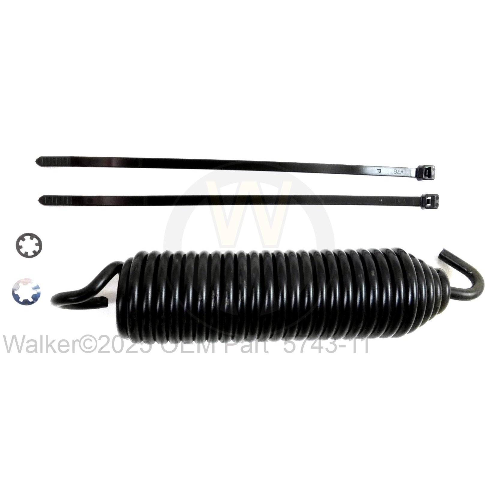 Walker Part # 5743-11 : (NR) Ext. Spring 1-1/2x7-3/4/Black