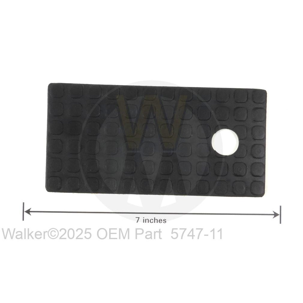 Walker Part # 5747-11 : RUBBER MAT (3X6)