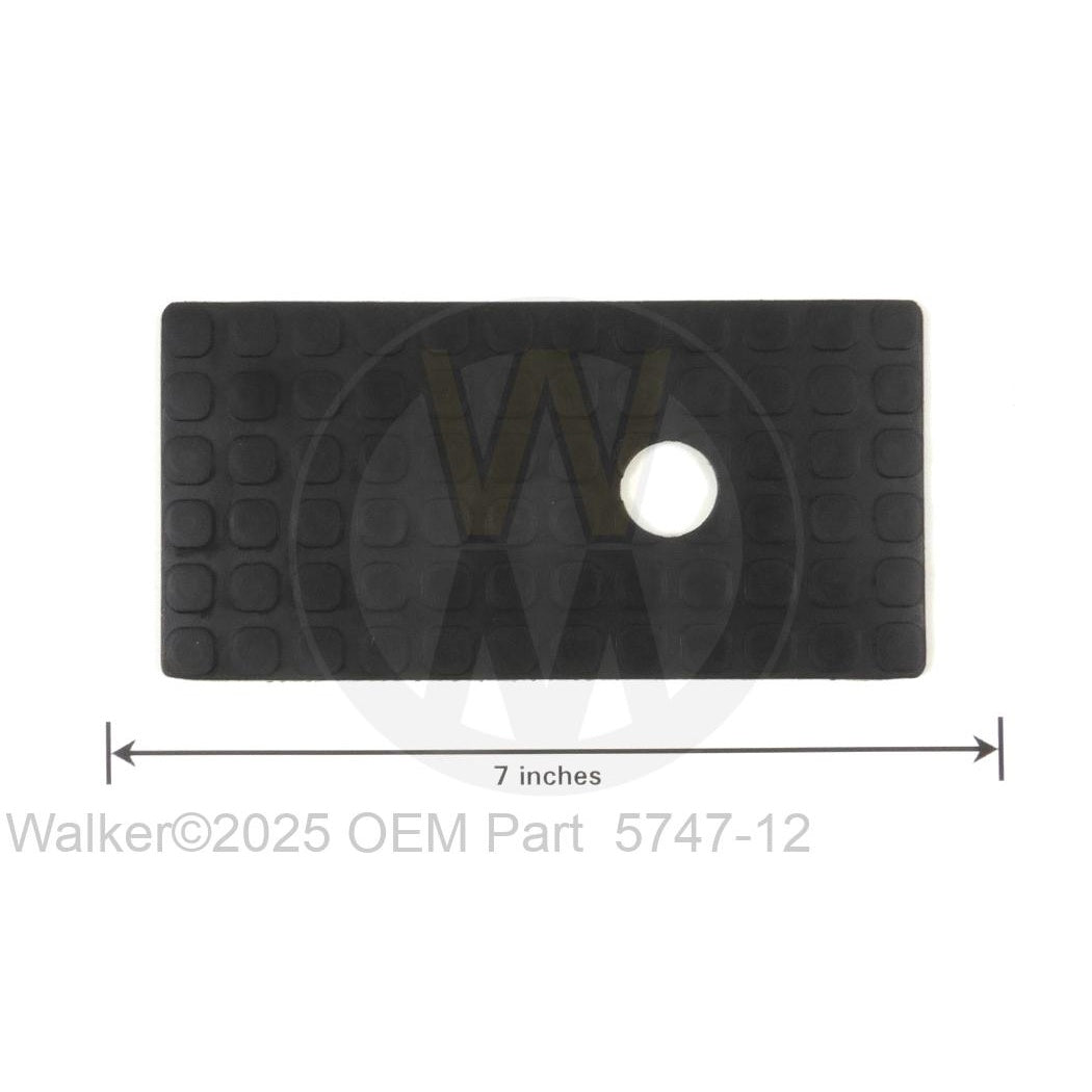 Walker Part # 5747-12 : RUBBER MAT (3X6)