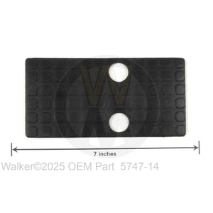 Walker Part # 5747-14 : RUBBER MAT (3X6)