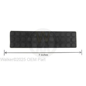 Walker Part # 5748-10 : RUBBER MAT (1-1/2x6)